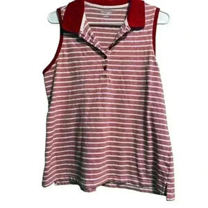 Kim Rogers sleeveless‎ polo top